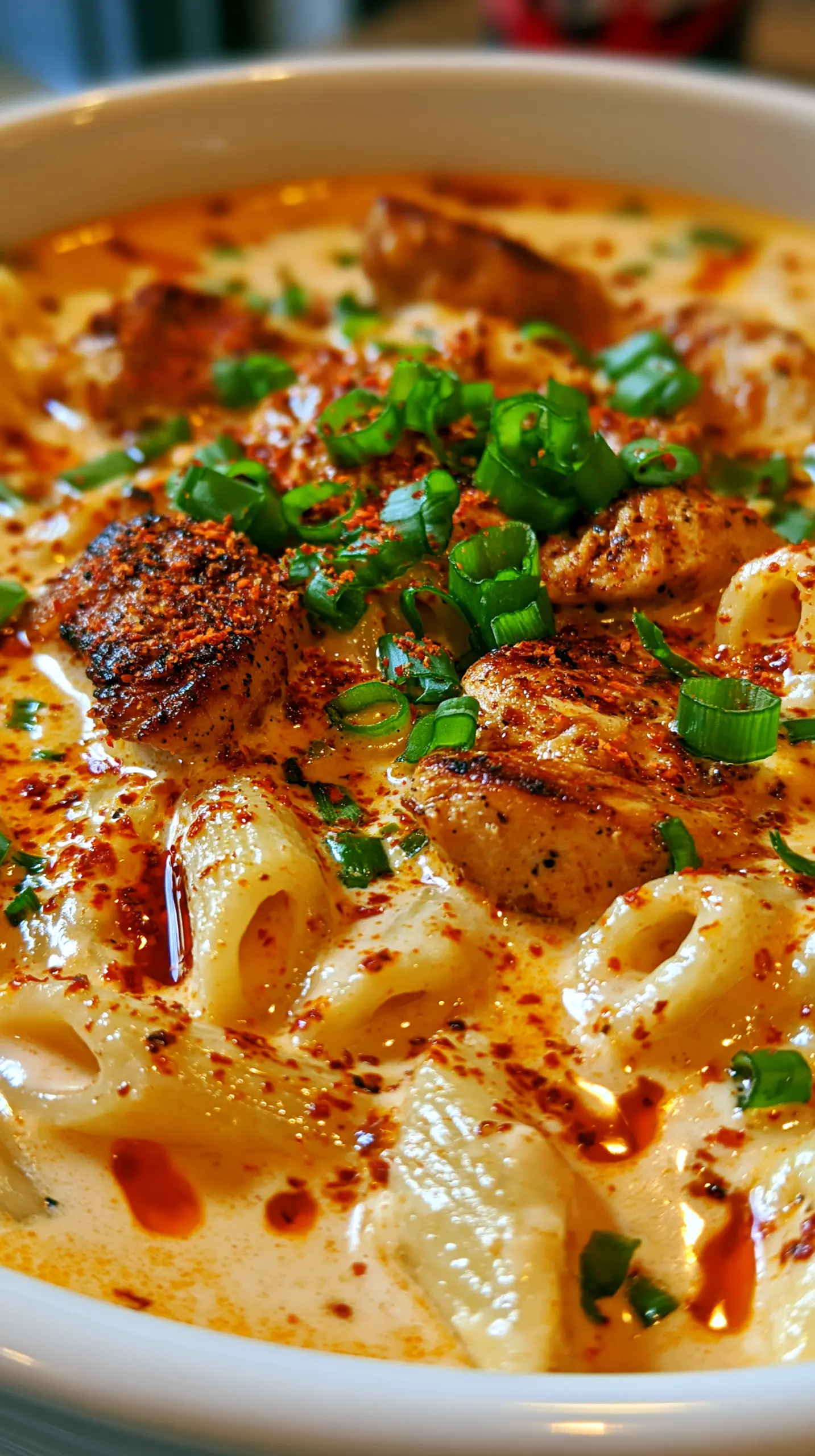 Creamy Cajun Chicken Pasta Soup Step-by-step preparation of Creamy Cajun Chicken Pasta Soup (Cajun Chicken Pasta Soup)