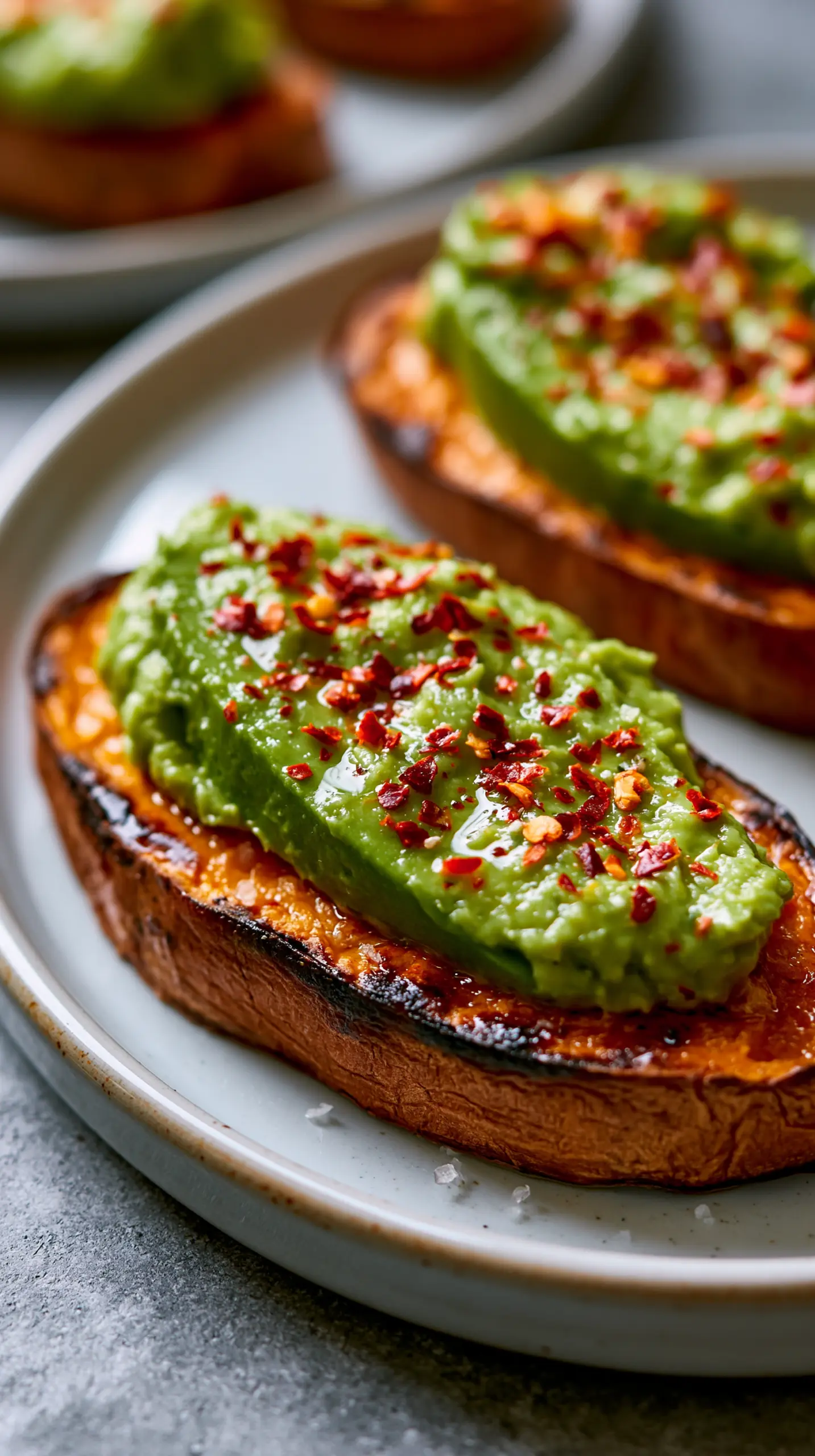 Easy Healthy Breakfast Sweet Potato Toast with Avocado Step-by-step preparation of Easy Healthy Breakfast Sweet Potato Toast with Avocado (sweet potato toast with avocado)