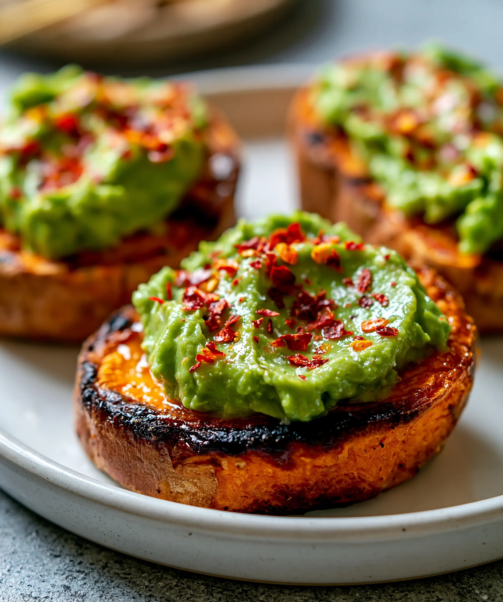 Easy Healthy Breakfast Sweet Potato Toast with Avocado — homemade sweet potato toast with avocado recipe