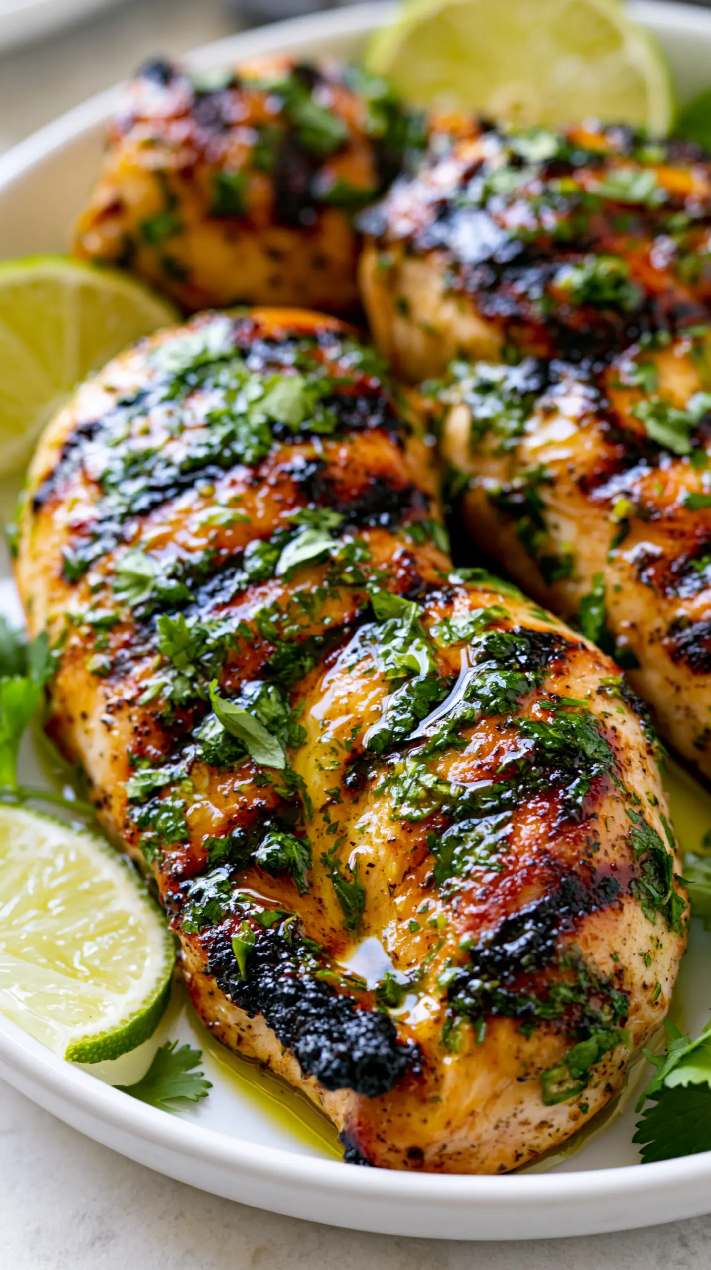 Step-by-step preparation of Grilled Cilantro Lime Chicken Breasts (Grilled Cilantro Lime Chicken Breasts)