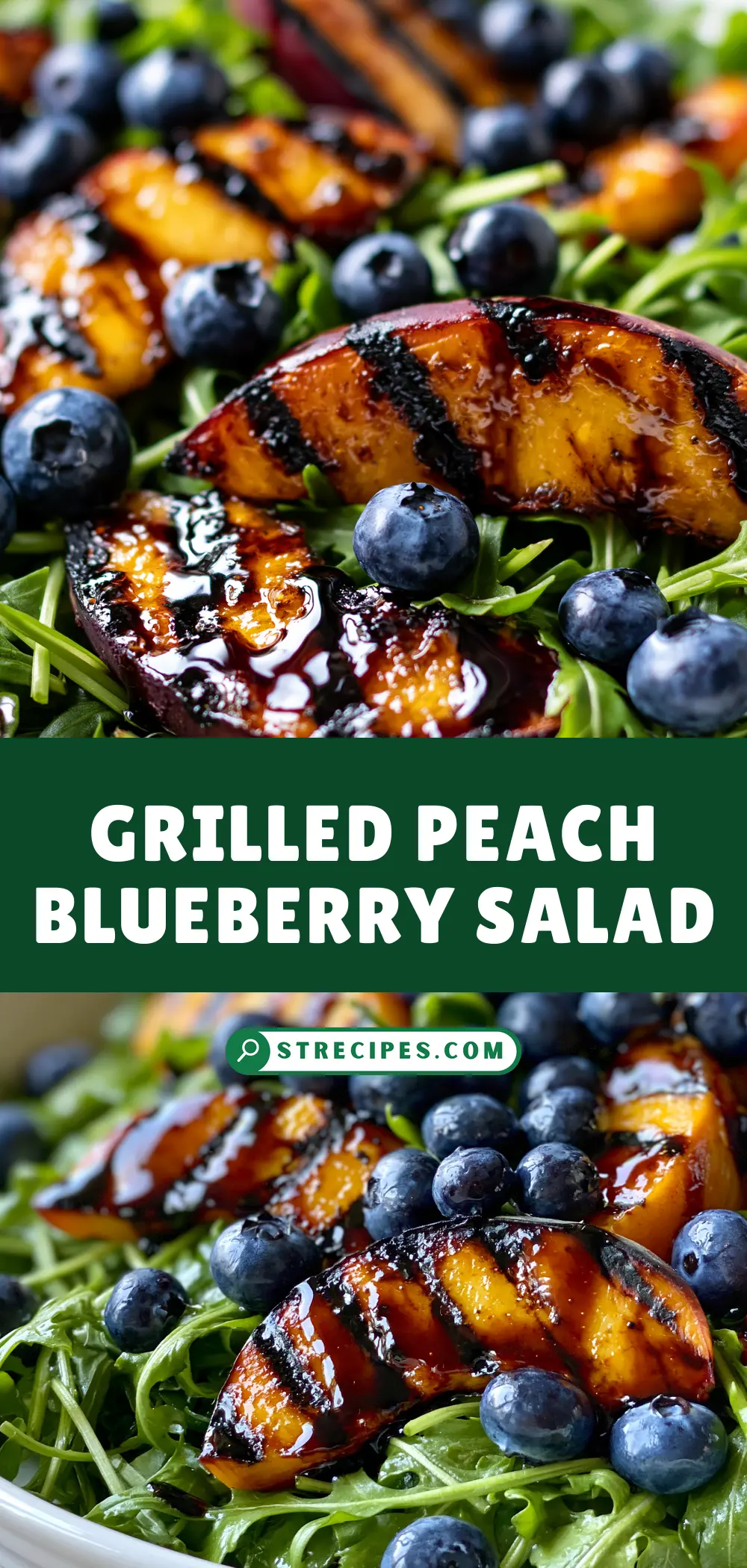 Grilled Peach Blueberry Salad Grilled Peach Blueberry Salad — homemade Grilled Peach Blueberry recipe