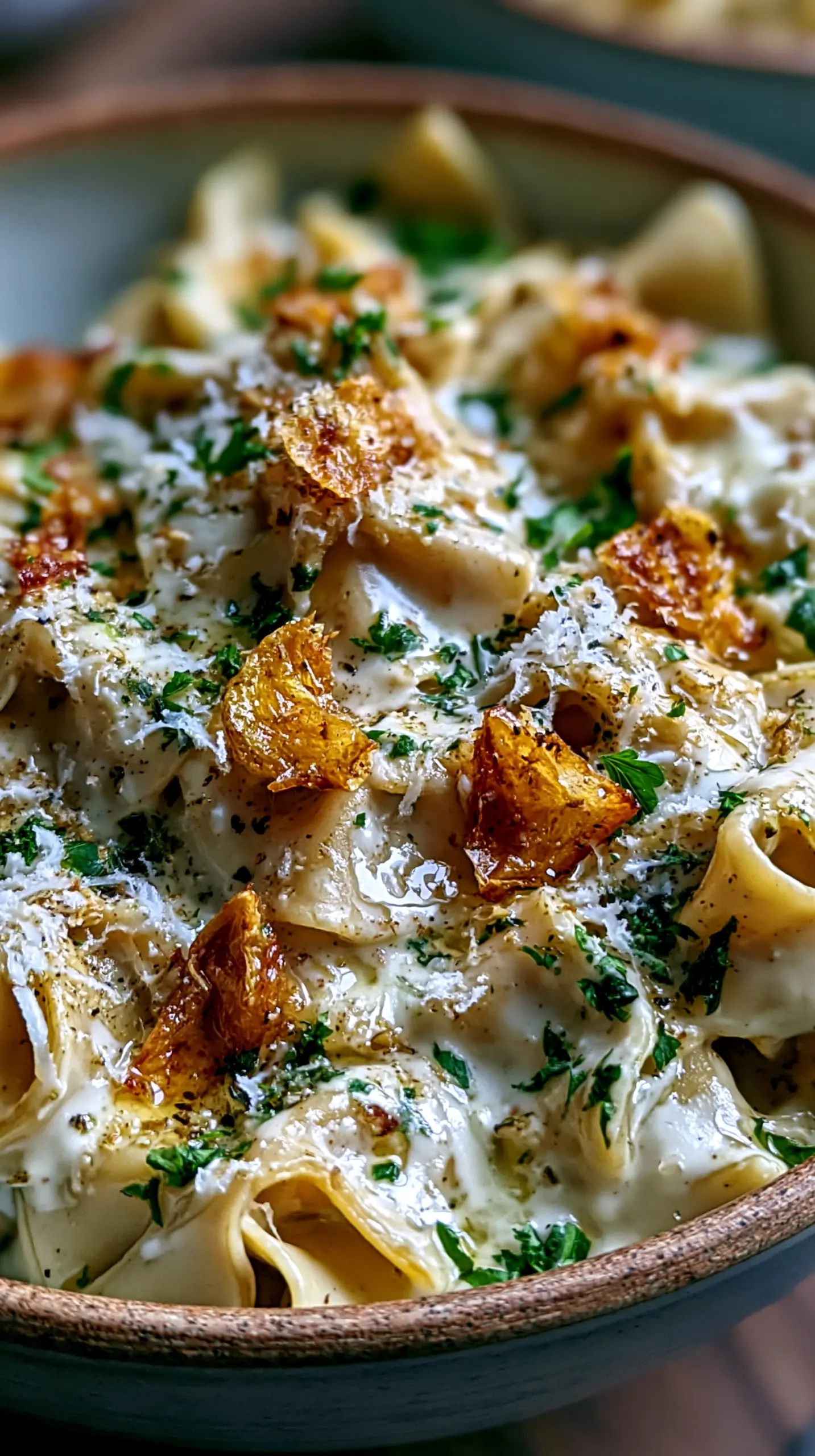 High Protein Garlic Parmesan Pasta Bowls Step-by-step preparation of High Protein Garlic Parmesan Pasta Bowls (high protein garlic parmesan pasta)