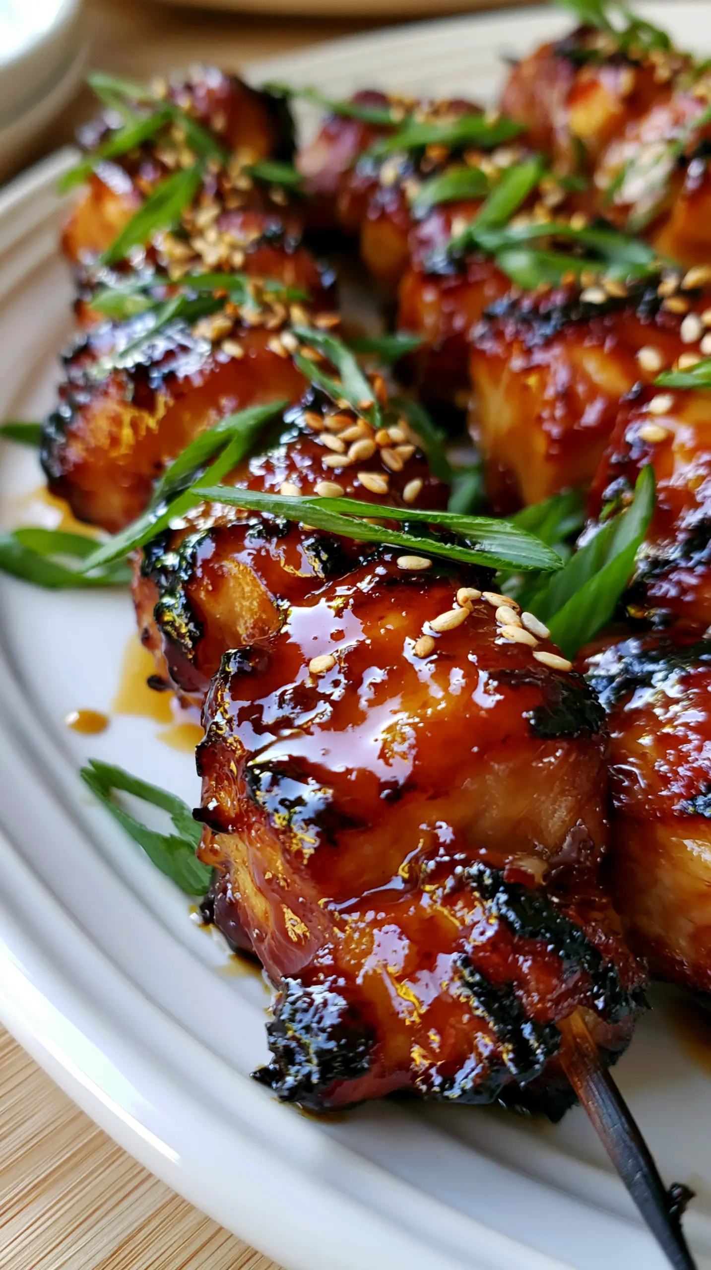 Honey Garlic Grilled Chicken Skewers Step-by-step preparation of Honey Garlic Grilled Chicken Skewers (Honey Garlic Grilled Chicken Skewers)