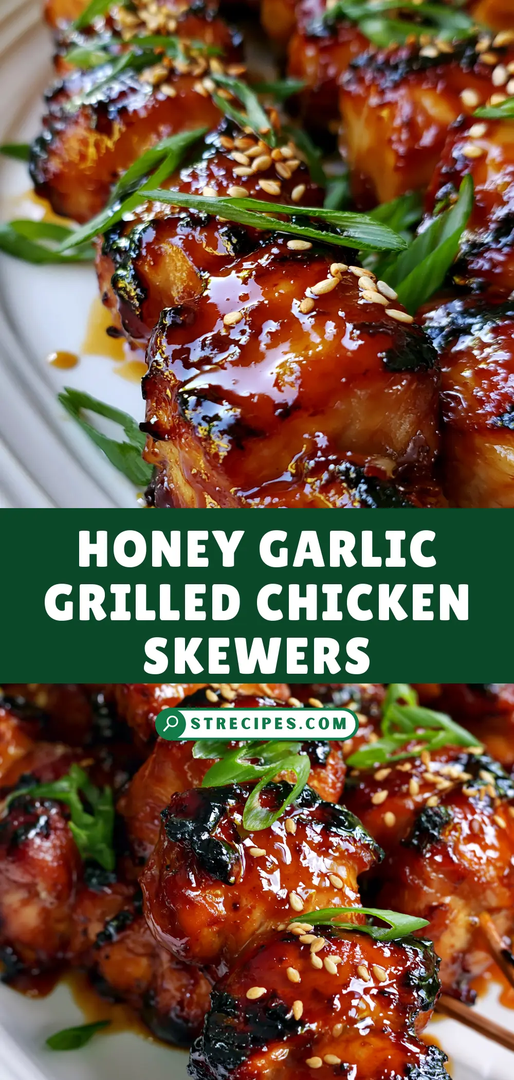 Honey Garlic Grilled Chicken Skewers Honey Garlic Grilled Chicken Skewers — homemade Honey Garlic Grilled Chicken Skewers recipe