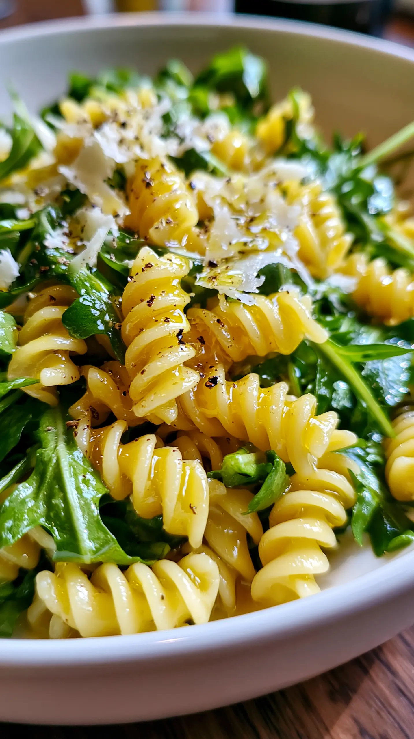 Step-by-step preparation of Lemon Arugula Pasta Salad Recipe (Lemon Arugula Pasta Salad)