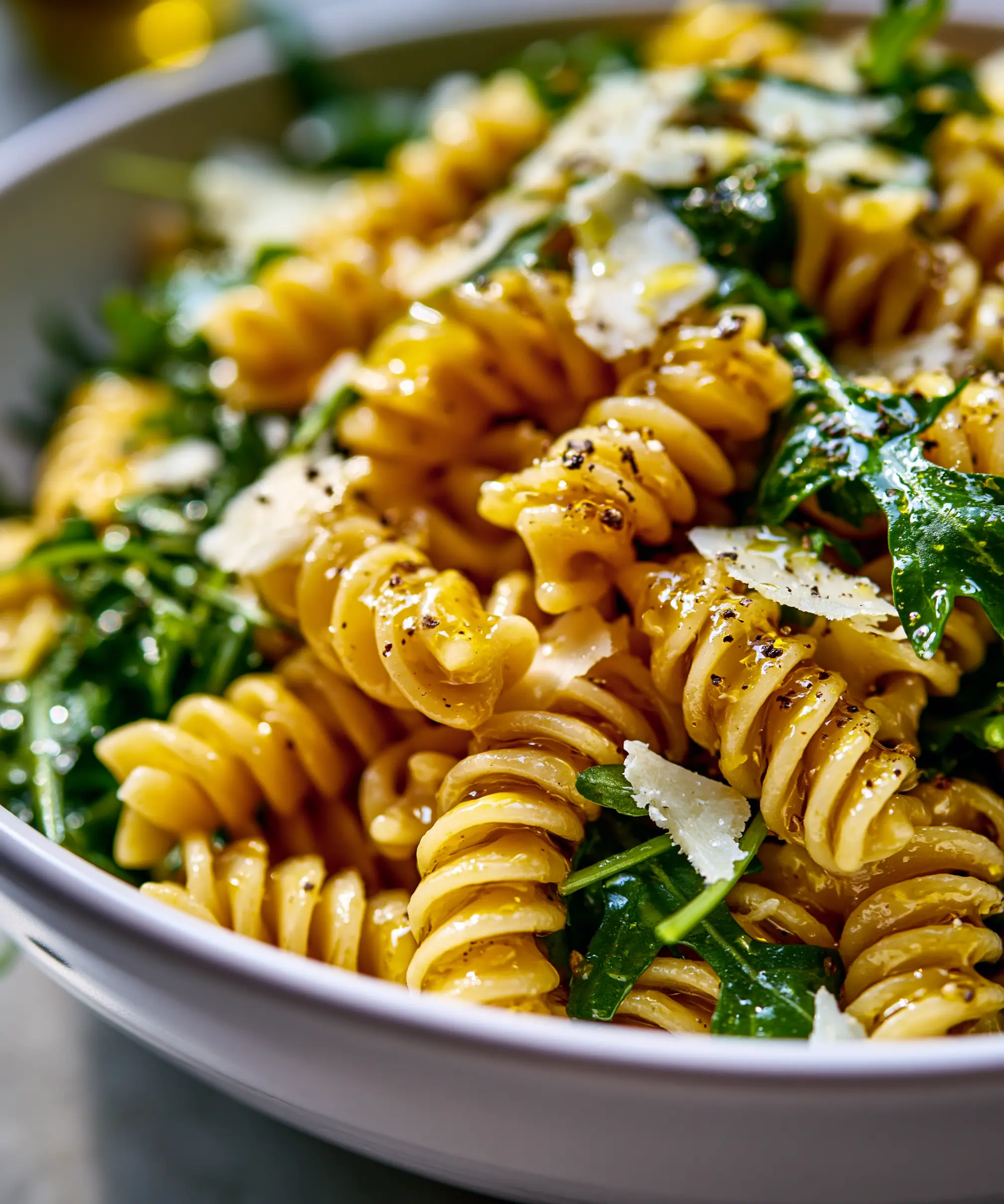 Lemon Arugula Pasta Salad Recipe — homemade Lemon Arugula Pasta Salad recipe