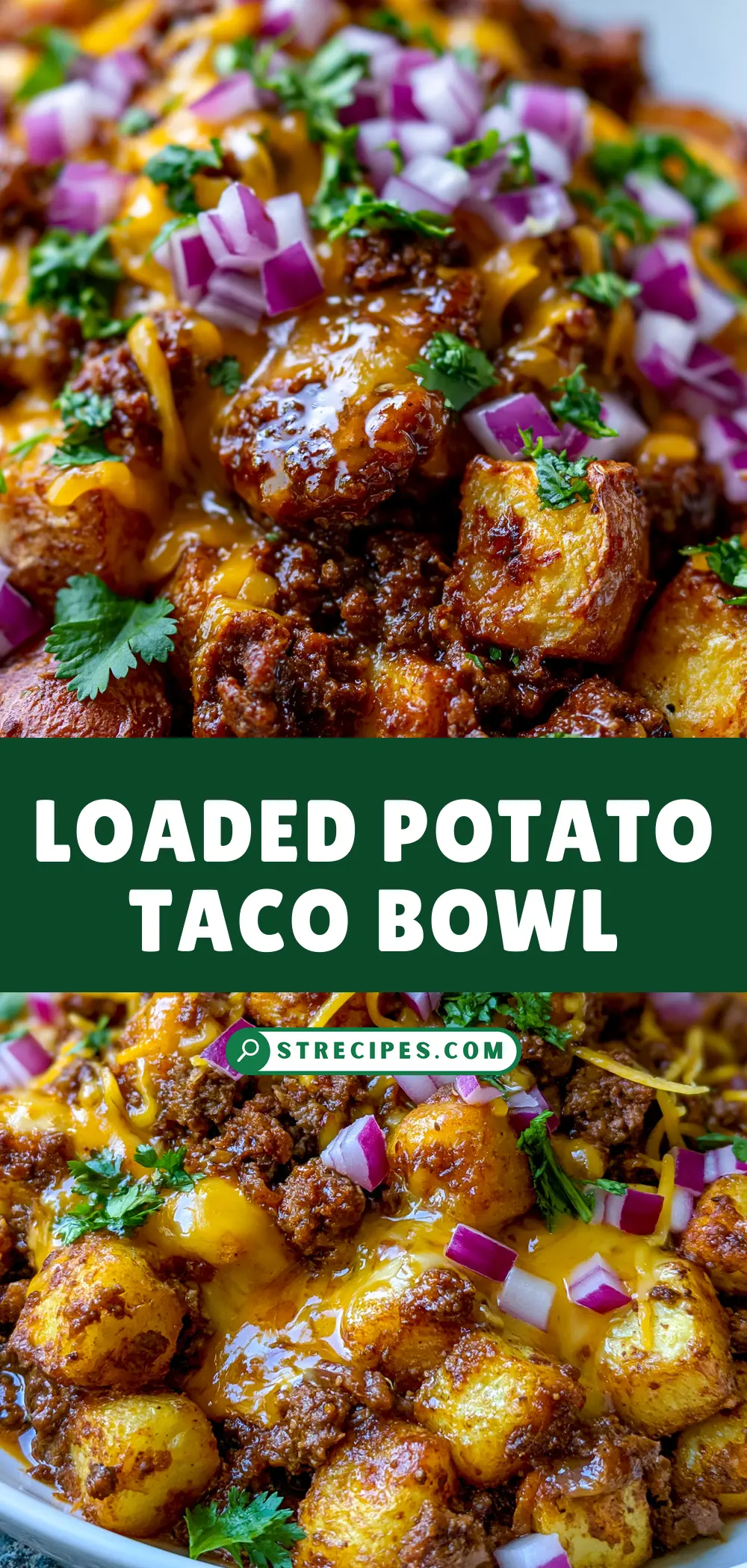 Loaded Potato Taco Bowl — homemade Loaded Potato Taco Bowl recipe