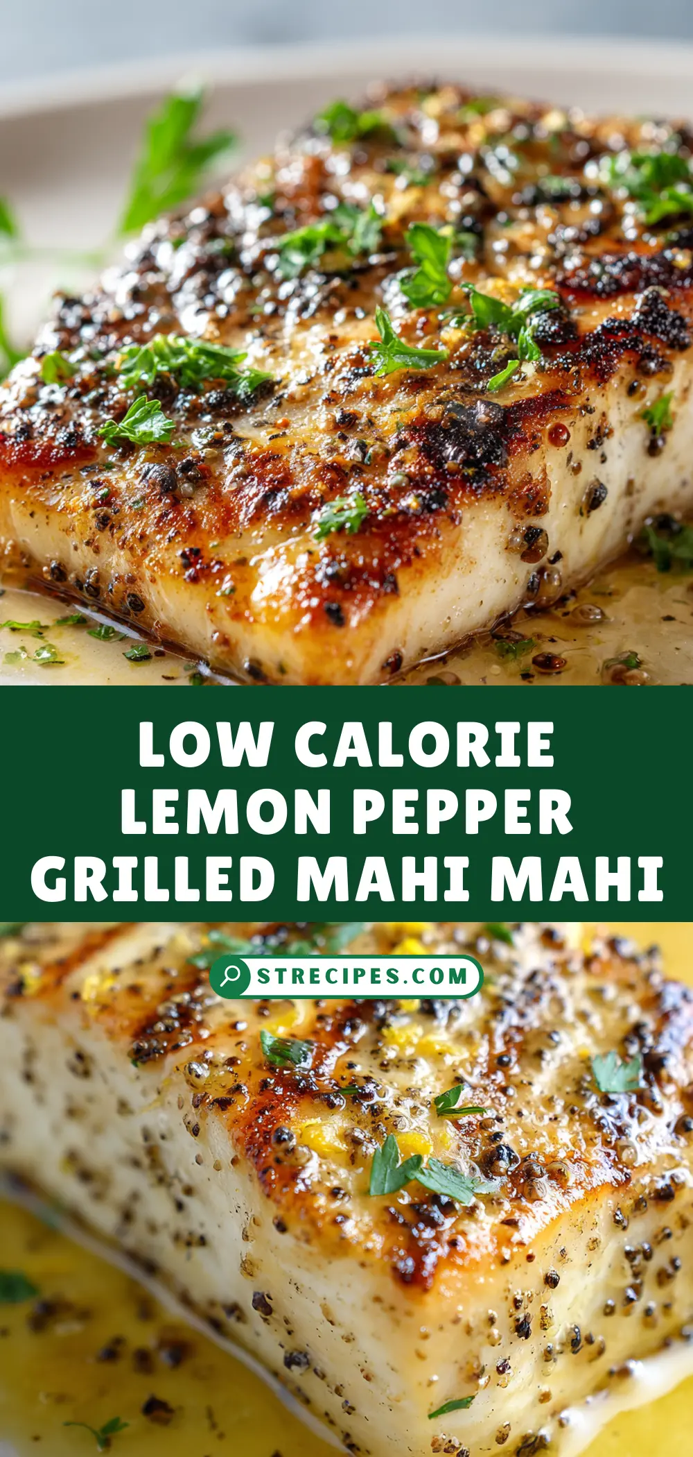 Low Calorie Lemon Pepper Grilled Mahi Mahi — homemade Low Calorie Lemon recipe