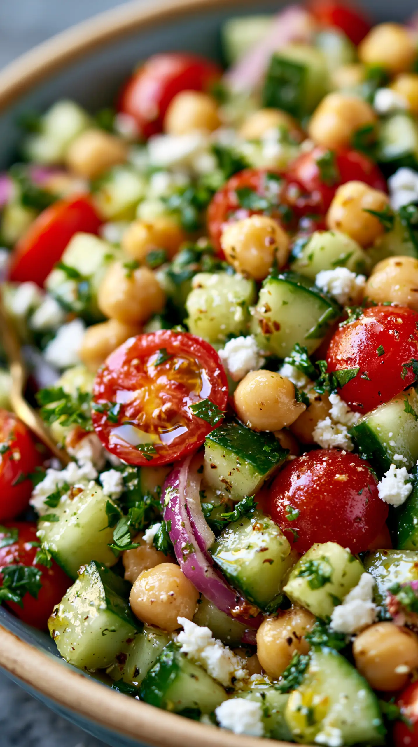 Mediterranean Chickpea Salad Step-by-step preparation of Mediterranean Chickpea Salad (Mediterranean Chickpea Salad)