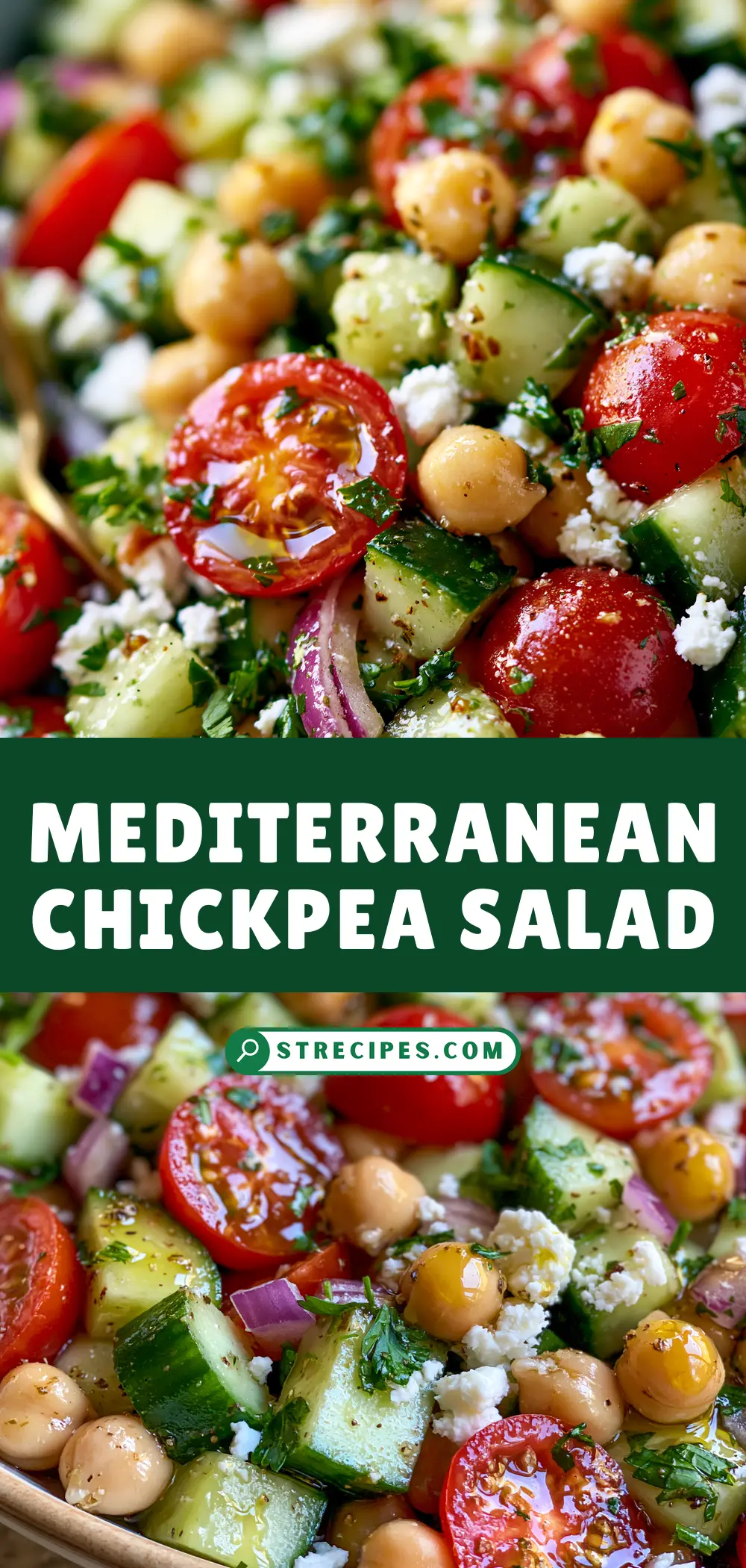 Mediterranean Chickpea Salad Mediterranean Chickpea Salad — homemade Mediterranean Chickpea Salad recipe