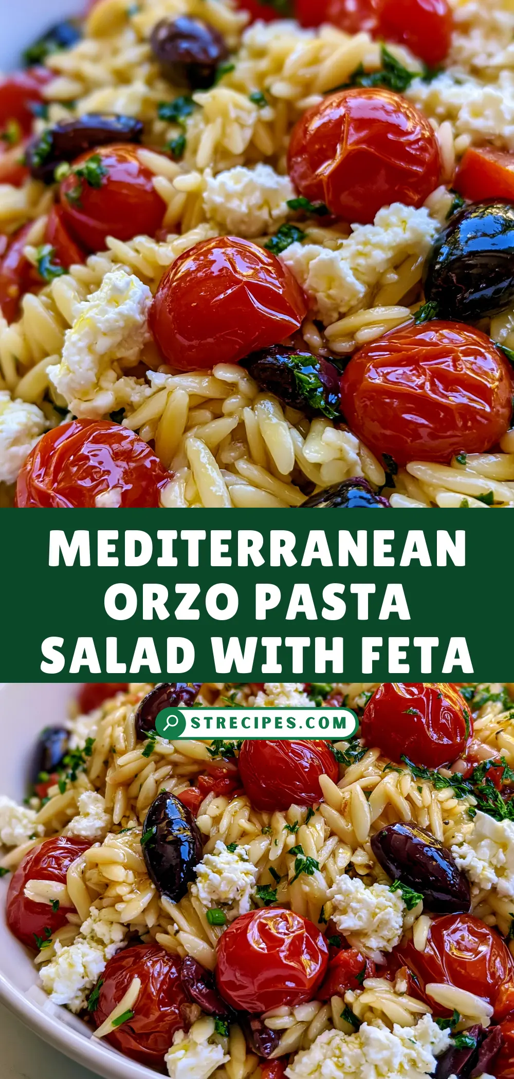 Mediterranean Orzo Pasta Salad with Feta Mediterranean Orzo Pasta Salad with Feta — homemade Mediterranean orzo pasta salad recipe