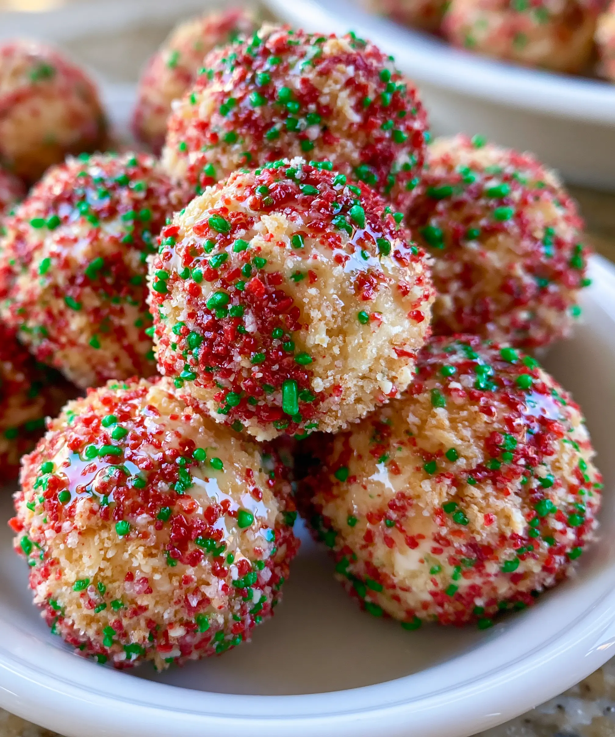 No bake Christmas Cheesecake Bites — homemade no-bake christmas cheesecake bites recipe