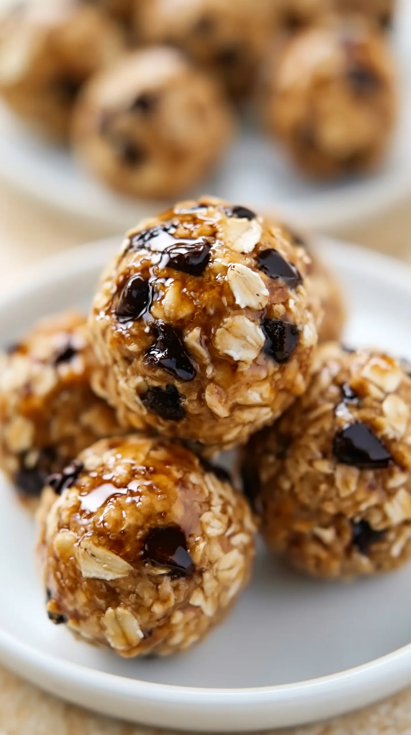 Step-by-step preparation of No Bake Healthy Almond Butter and Oat Energy Truffles (almond butter energy truffles)