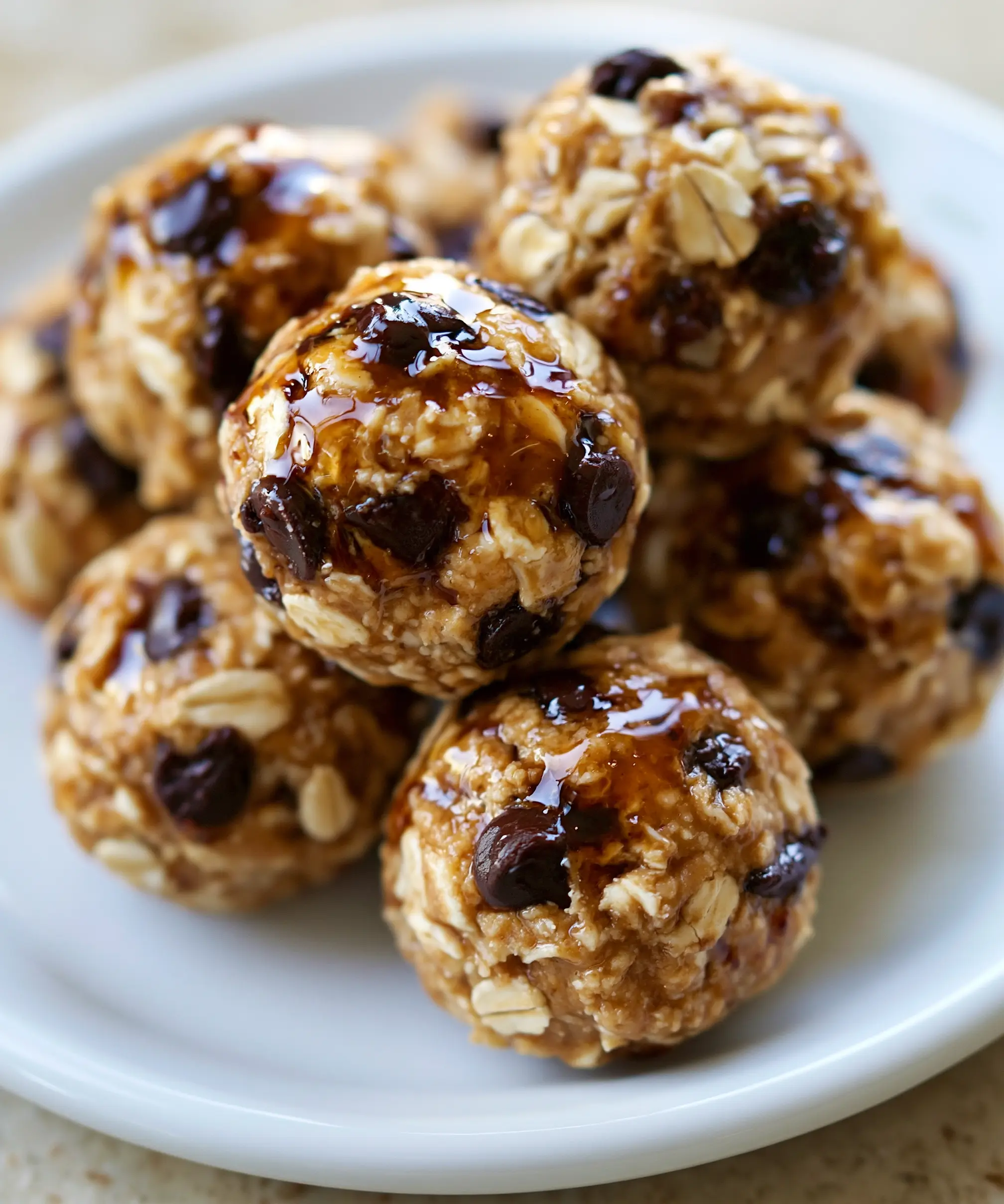 No Bake Healthy Almond Butter and Oat Energy Truffles — homemade almond butter energy truffles recipe