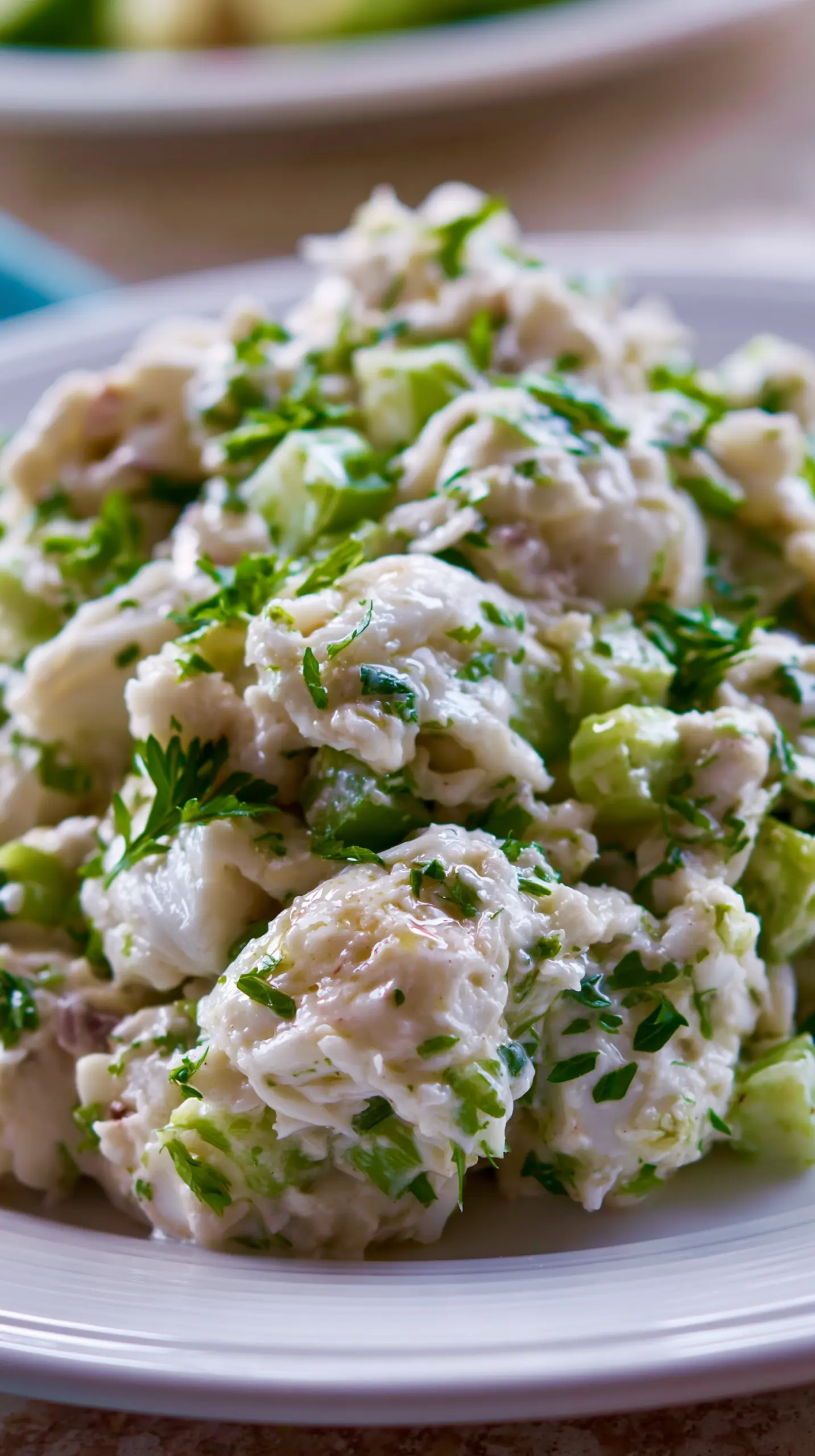 Serving suggestion for Paula Deen Crab Salad Recipe — Paula Deen crab salad recipe