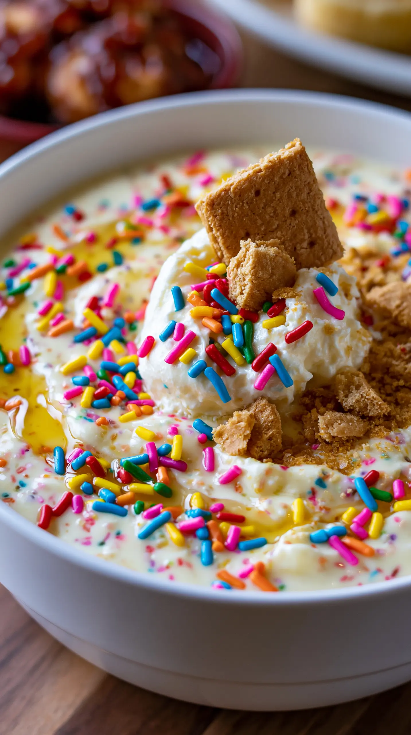 Serving suggestion for Protein-Packed Dunkaroo Dip — protein-packed dunkaroo dip