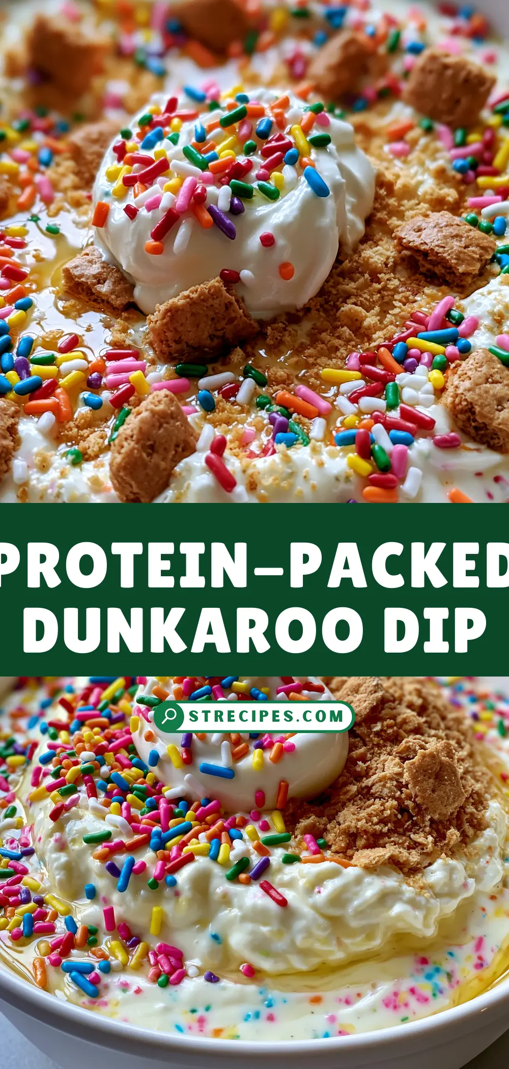 Protein-Packed Dunkaroo Dip — homemade protein-packed dunkaroo dip recipe
