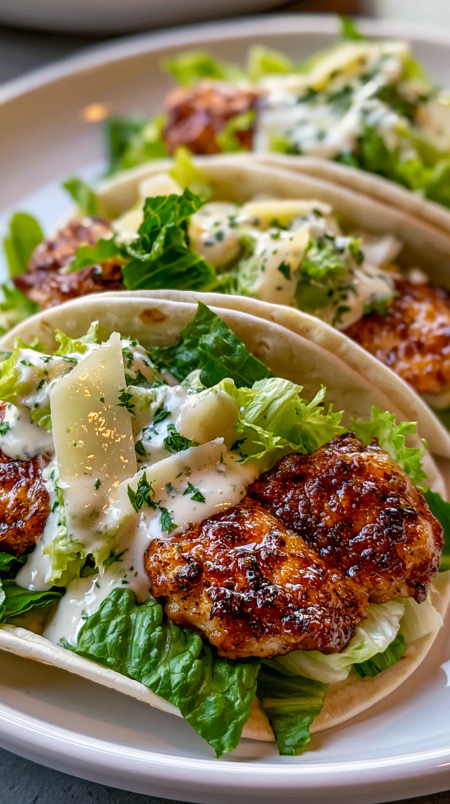 Smash Chicken Caesar Tacos Step-by-step preparation of Smash Chicken Caesar Tacos (smash chicken caesar tacos)