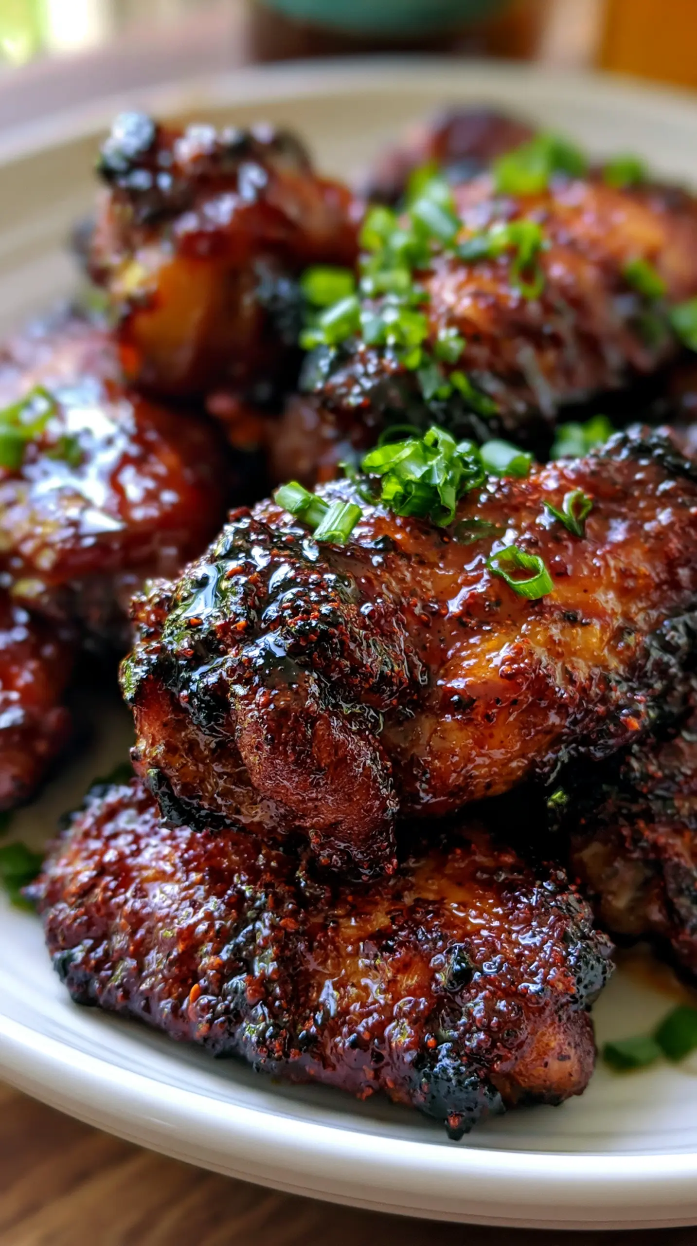 Smoky Maple Grilled Chicken Wings Serving suggestion for Smoky Maple Grilled Chicken Wings — smoky maple grilled chicken wings