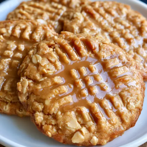 3-Ingredient Peanut Butter Oatmeal Cookies — homemade 3-Ingredient Peanut Butter recipe