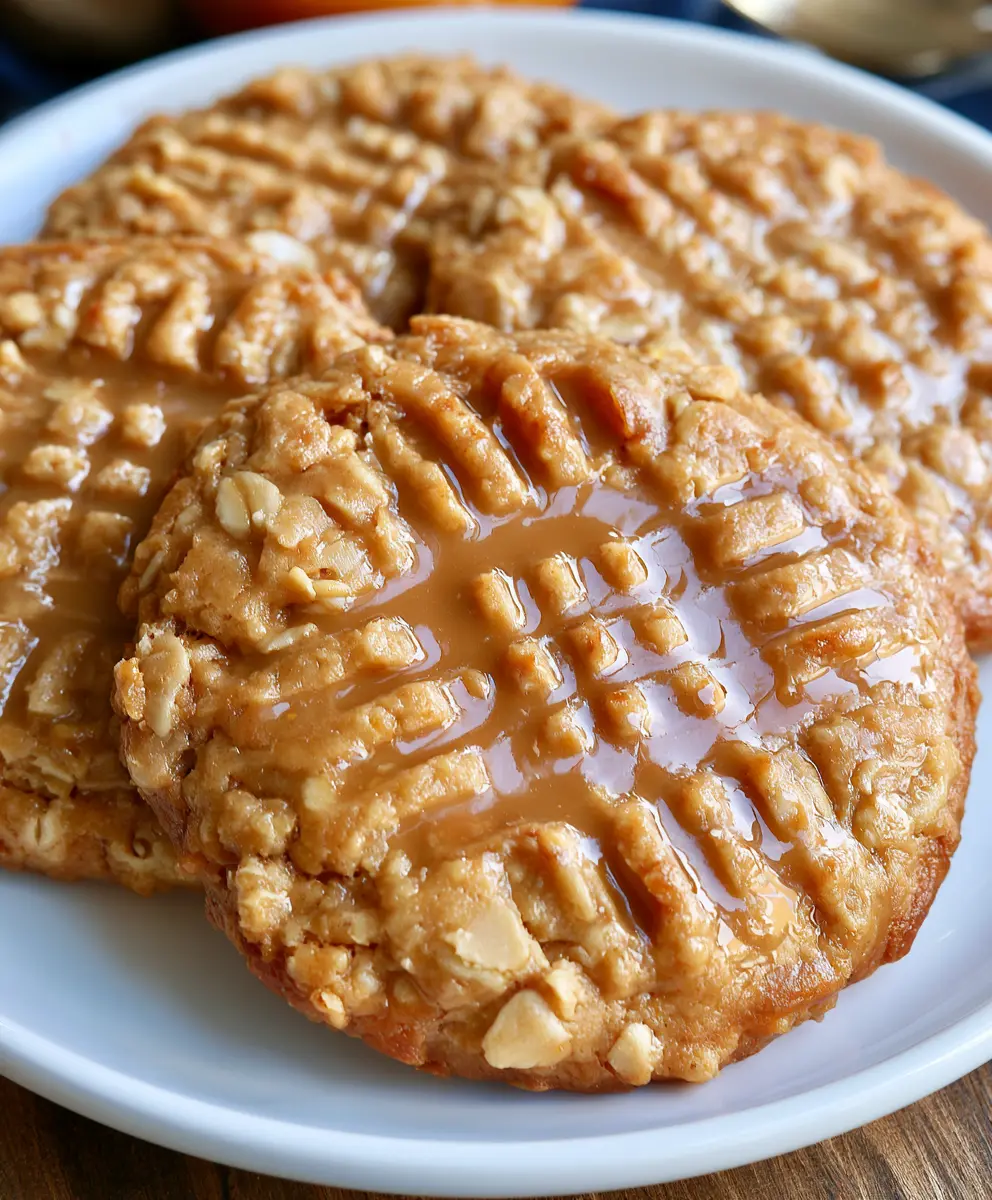 3-Ingredient Peanut Butter Oatmeal Cookies — homemade 3-Ingredient Peanut Butter recipe
