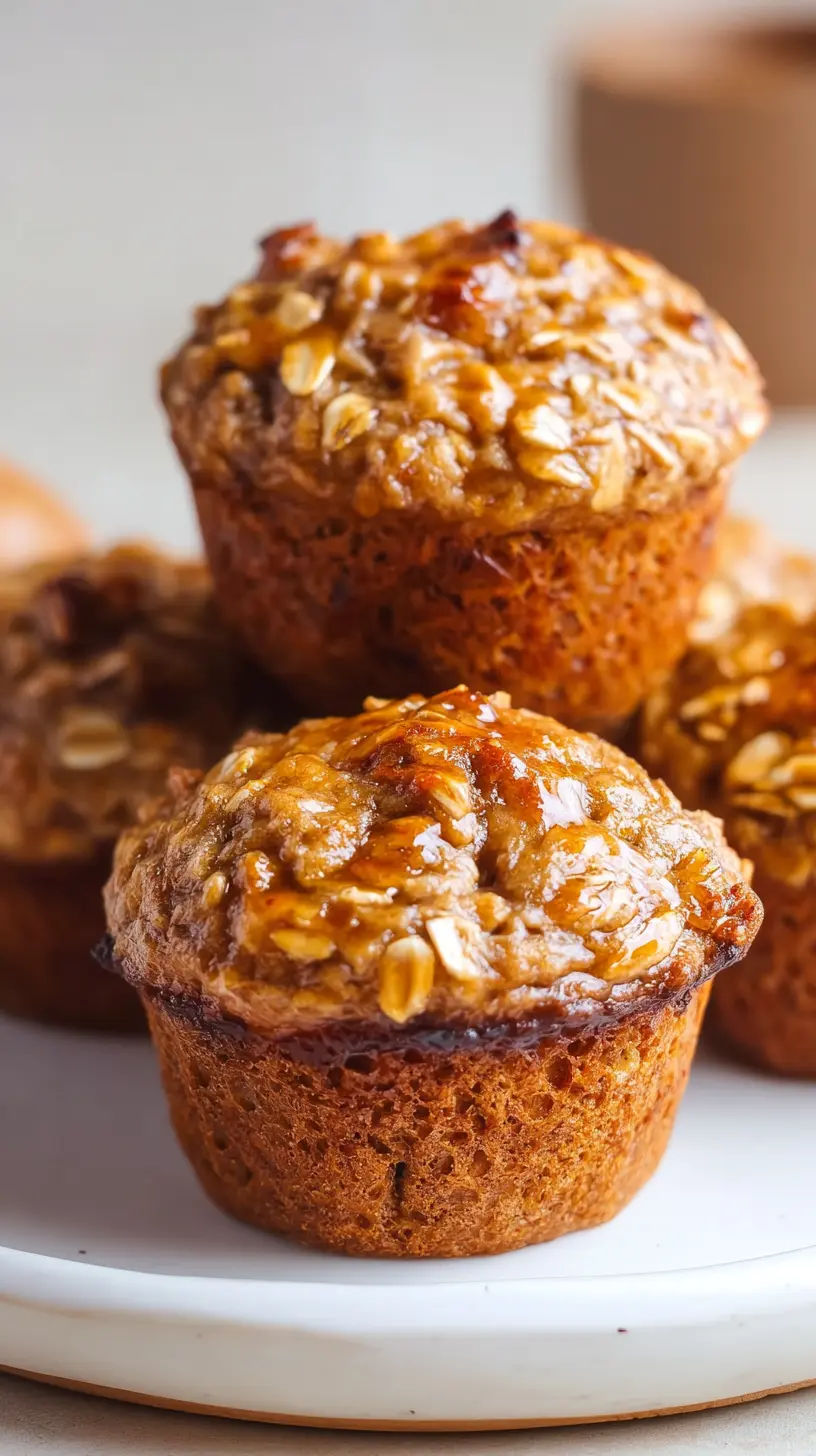 Banana Oat Breakfast Muffins Serving suggestion for Banana Oat Breakfast Muffins — Banana Oat Breakfast Muffins