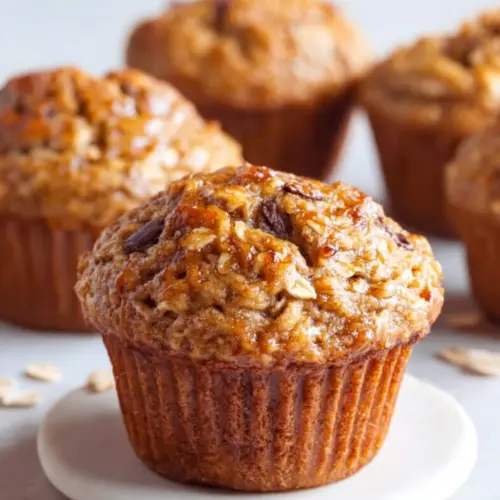 Banana Oat Breakfast Muffins — homemade Banana Oat Breakfast Muffins recipe