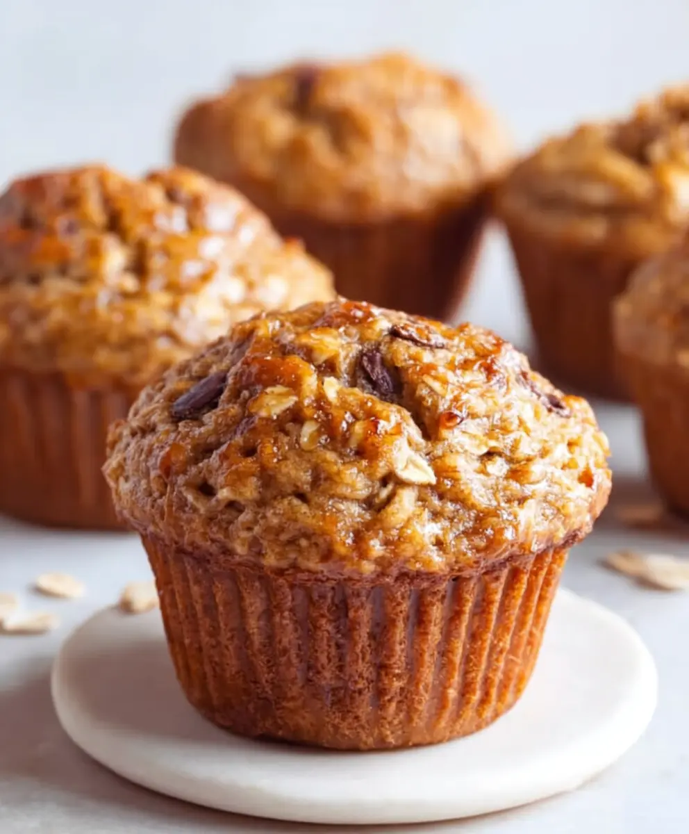 Banana Oat Breakfast Muffins — homemade Banana Oat Breakfast Muffins recipe