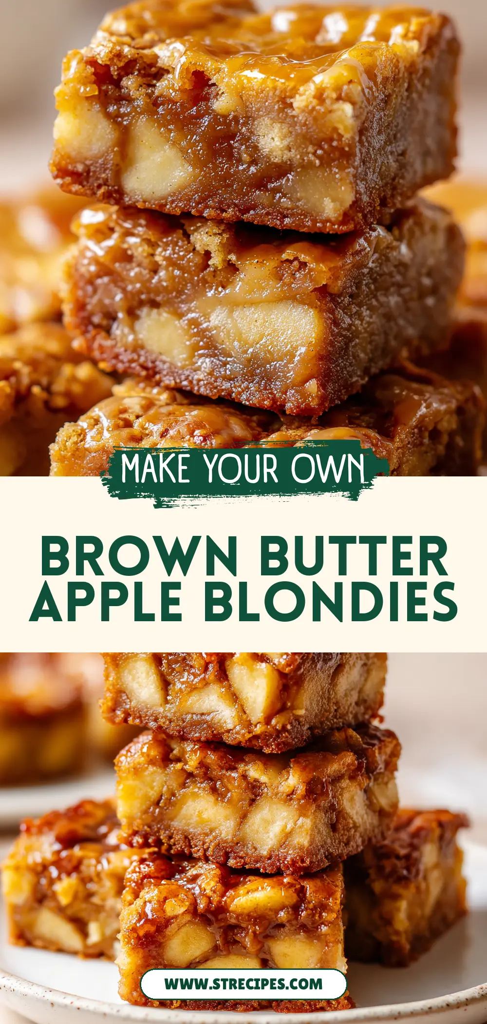 Brown Butter Apple Blondies Brown Butter Apple Blondies — homemade brown butter apple blondies recipe