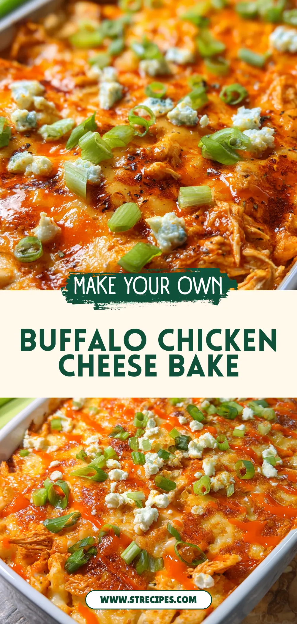 Buffalo Chicken Cheese Bake Buffalo Chicken Cheese Bake — homemade Buffalo Chicken Cheese Bake recipe