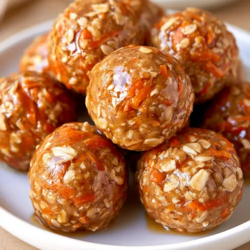 Carrot Cake Protein Energy Bites — homemade carrot cake protein energy bites recipe
