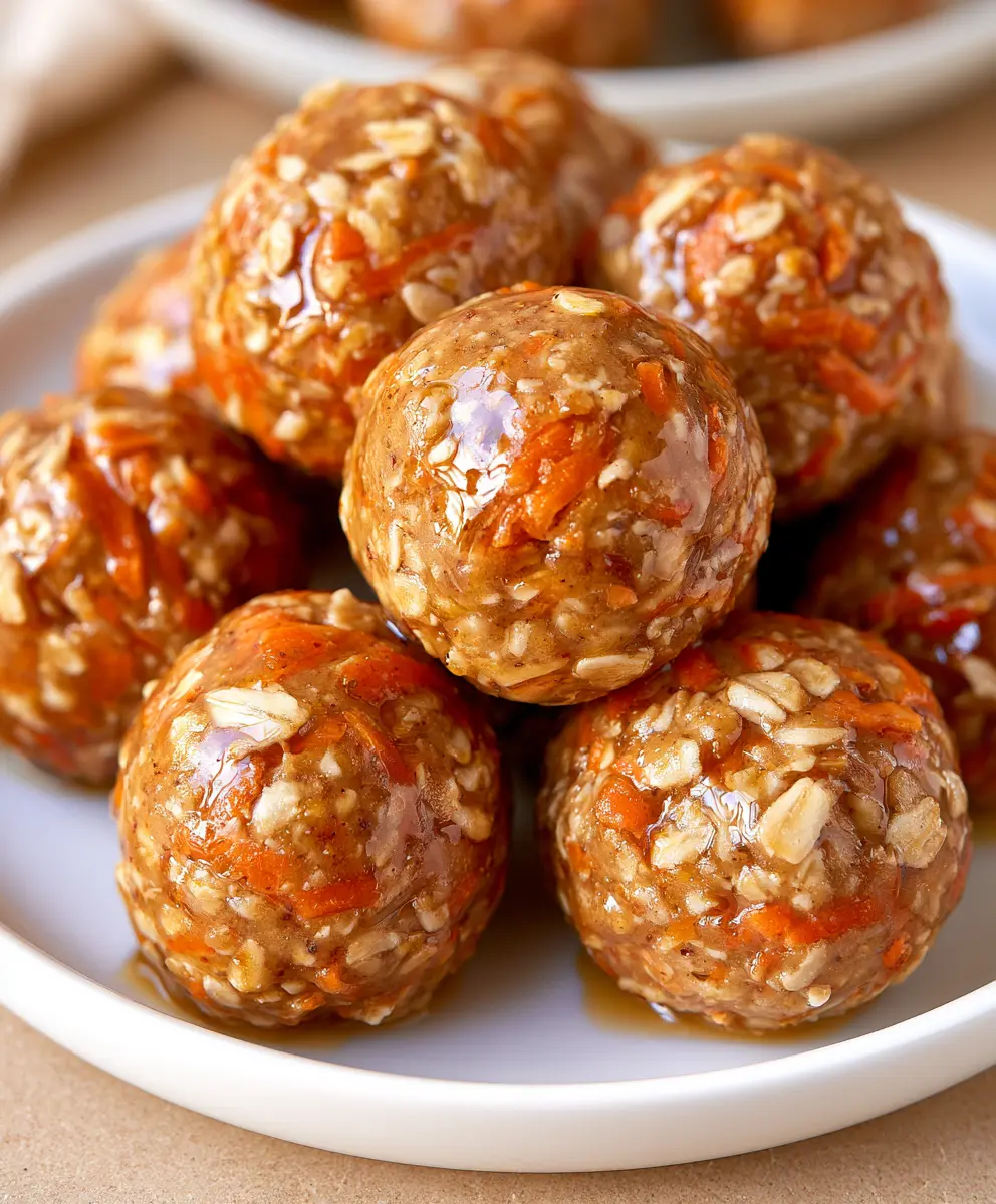 Carrot Cake Protein Energy Bites — homemade carrot cake protein energy bites recipe