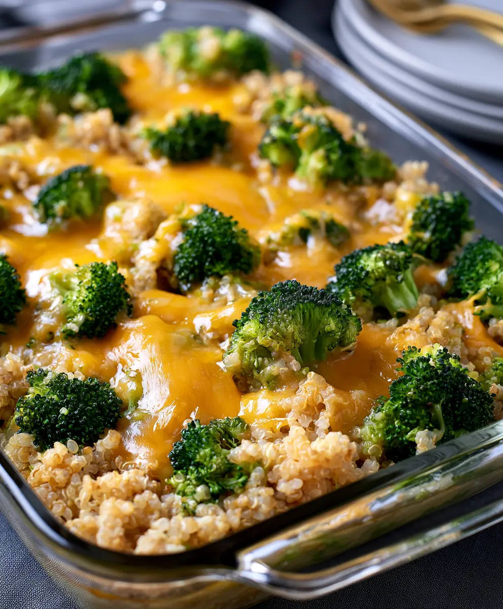 Cheesy Vegetable Quinoa Bake — homemade Cheesy Vegetable Quinoa Bake recipe