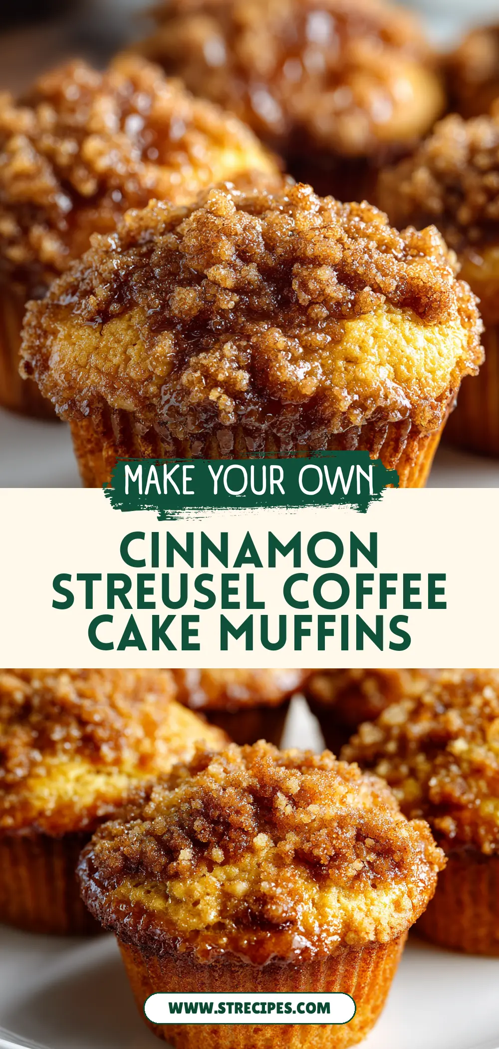 Cinnamon Streusel Coffee Cake Muffins — homemade Cinnamon Streusel Coffee Cake Muffins recipe