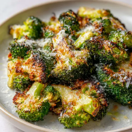 Crispy Smashed Broccoli with Parmesan — homemade smashed broccoli recipe