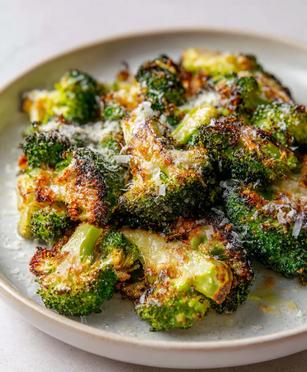 Crispy Smashed Broccoli with Parmesan — homemade smashed broccoli recipe