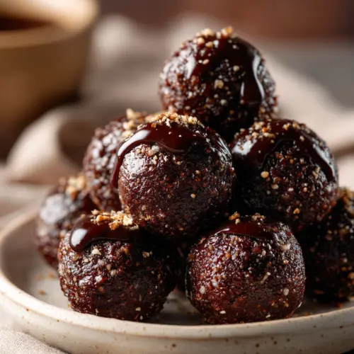 Dark Chocolate Almond Protein Balls — homemade Dark Chocolate Almond Protein Balls recipe