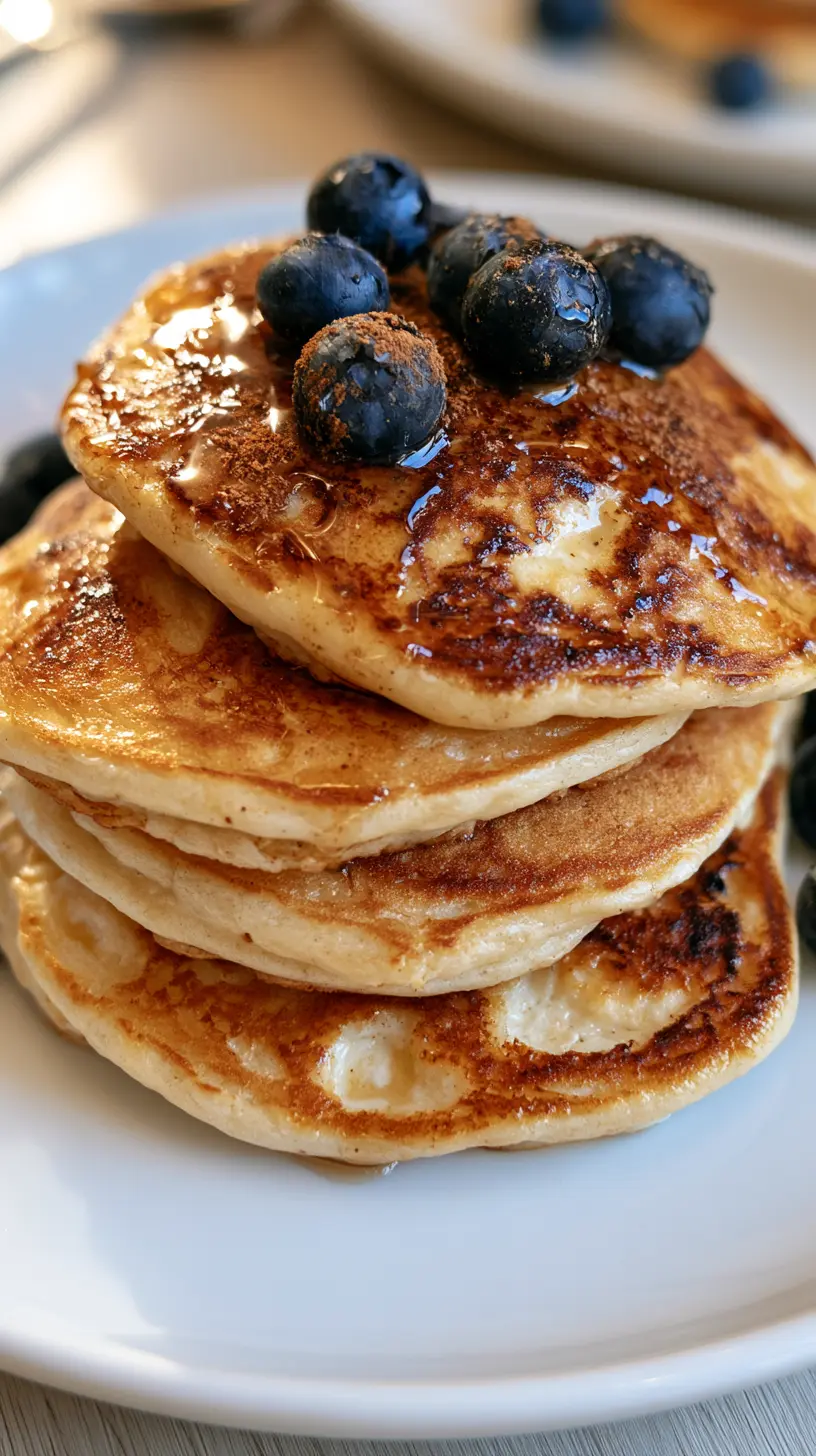 Step-by-step preparation of High-Protein Cottage Cheese Pancakes (high-protein cottage cheese pancakes)