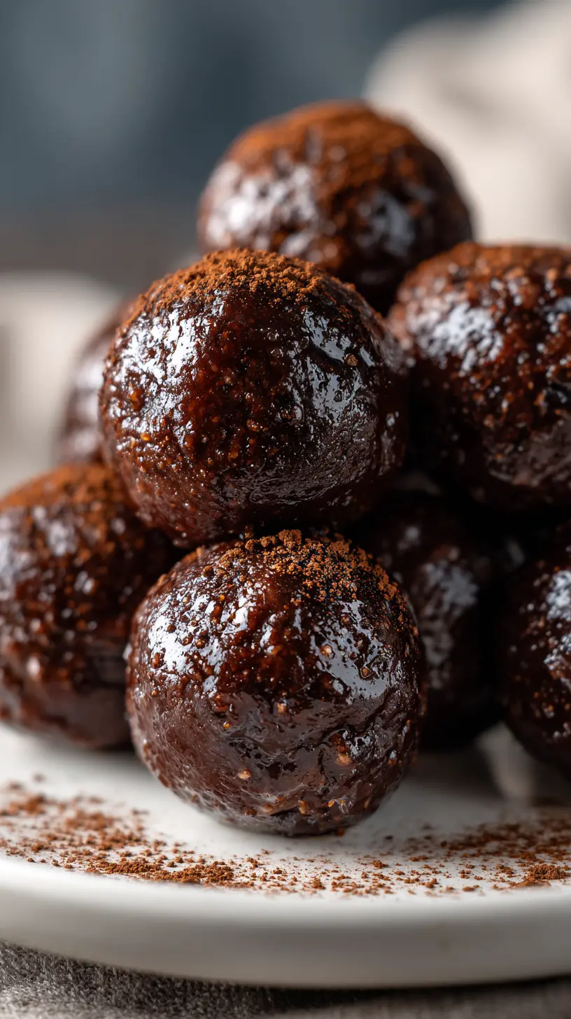No-Bake Brownie Batter Protein Balls Step-by-step preparation of No-Bake Brownie Batter Protein Balls (no-bake brownie batter protein balls)
