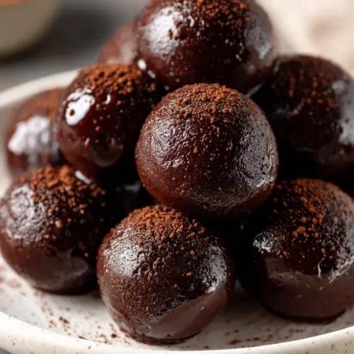 No-Bake Brownie Batter Protein Balls — homemade no-bake brownie batter protein balls recipe