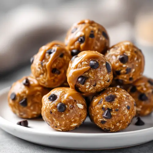 Peanut Butter Chocolate Chip Protein Balls — homemade Peanut Butter Chocolate Chip Protein Balls recipe