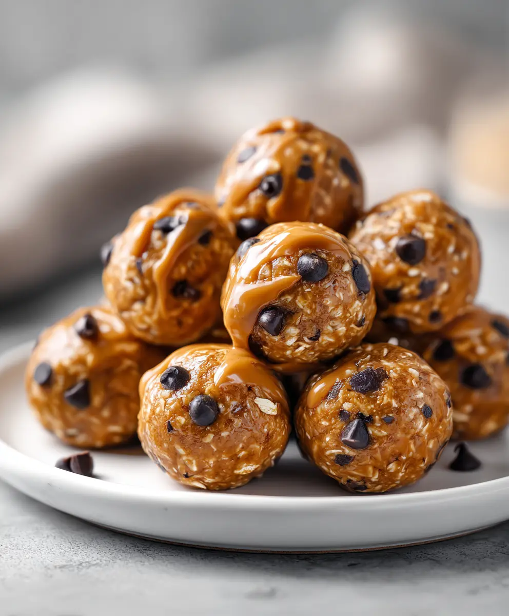 Peanut Butter Chocolate Chip Protein Balls — homemade Peanut Butter Chocolate Chip Protein Balls recipe