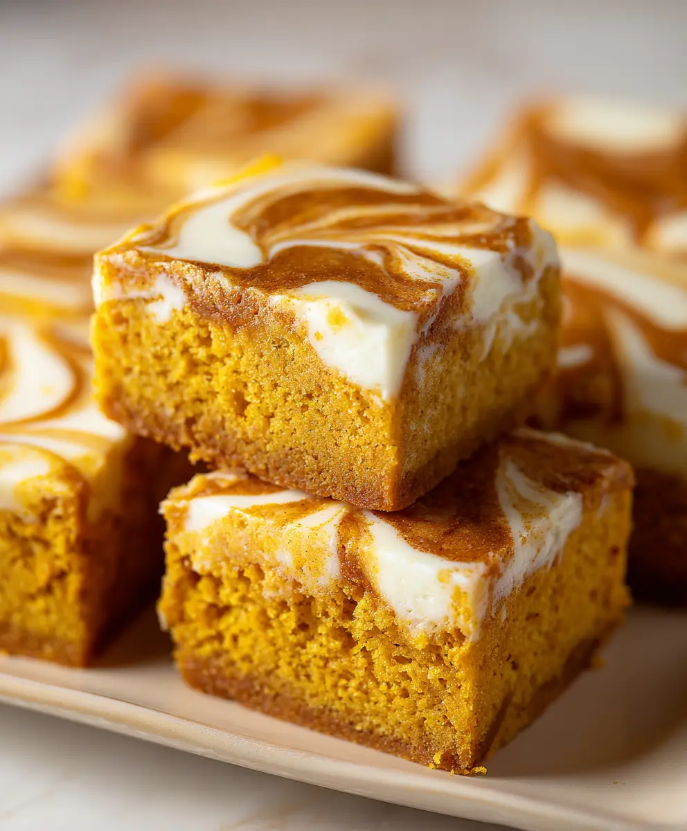 Pumpkin Cream Cheese Bars — homemade pumpkin cream cheese bars recipe