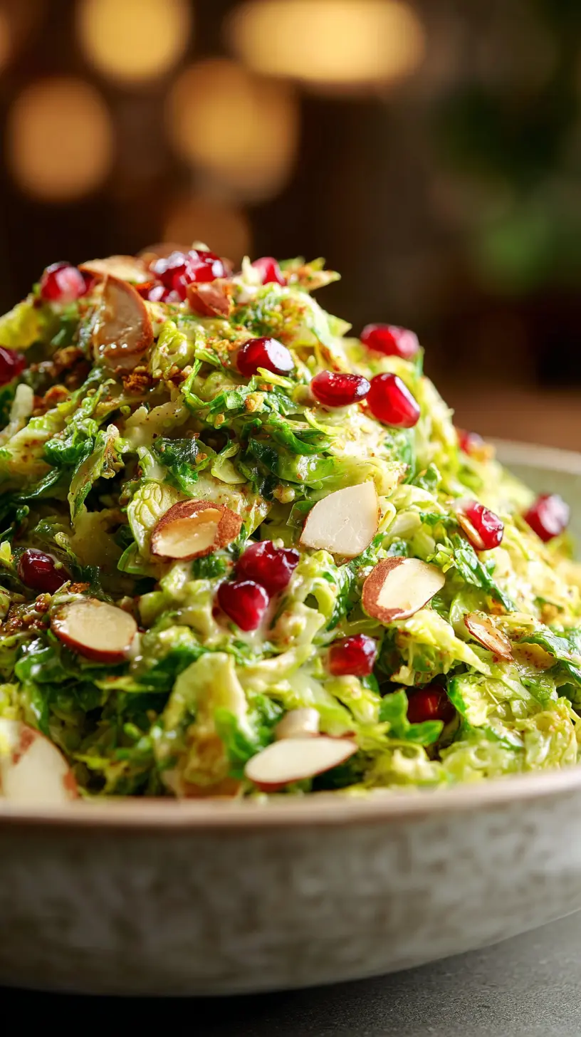Shredded Brussels Sprout Salad with Tahini Step-by-step preparation of Shredded Brussels Sprout Salad with Tahini (shredded Brussels sprout salad)