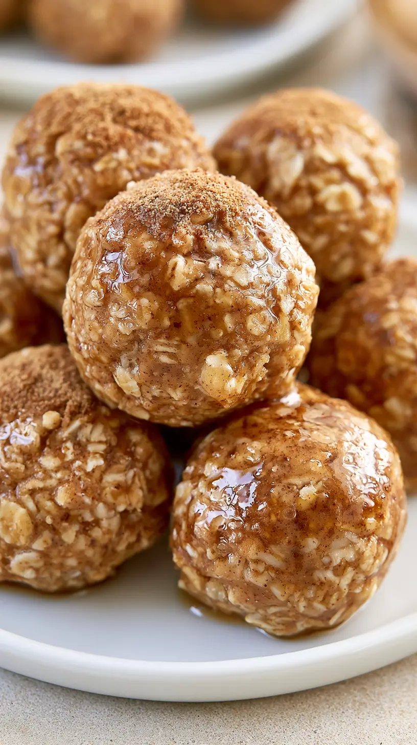 Chai Spice Oat Energy Balls Serving suggestion for Chai Spice Oat Energy Balls — chai spice oat energy balls
