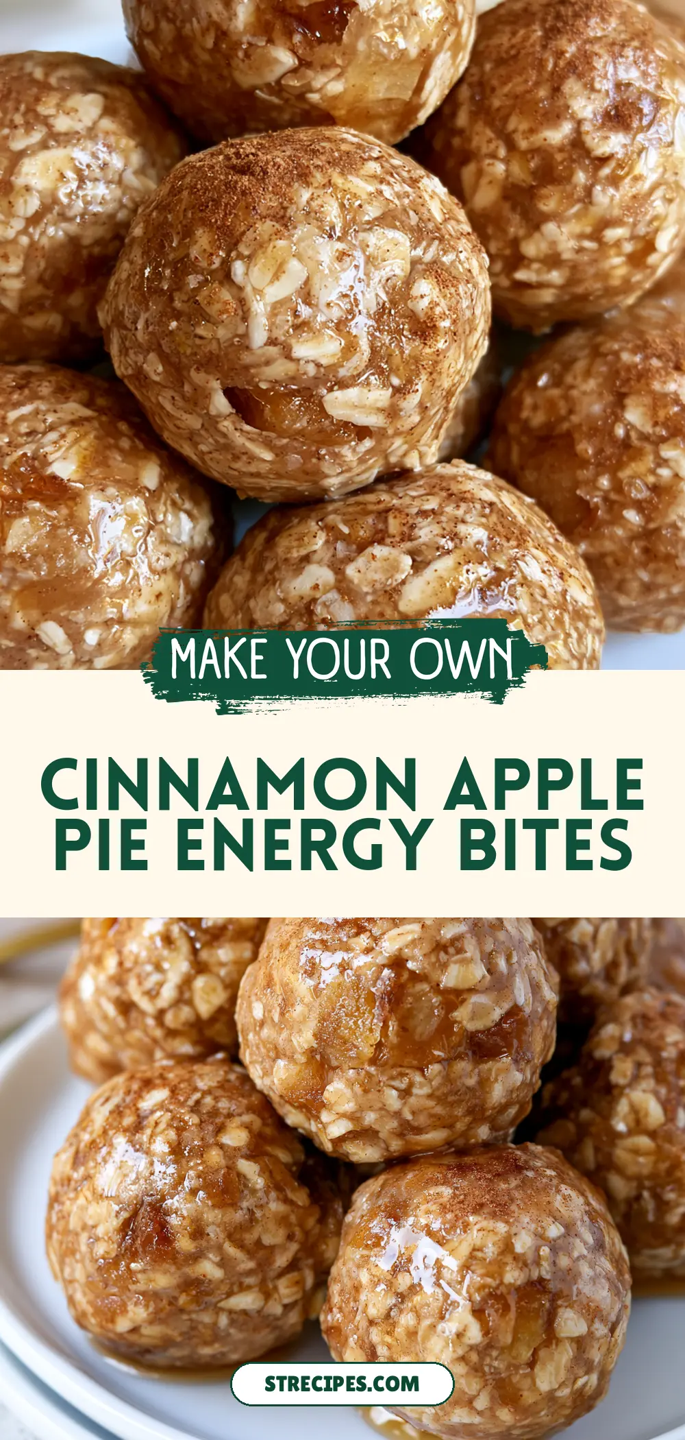 Cinnamon Apple Pie Energy Bites Cinnamon Apple Pie Energy Bites — homemade cinnamon apple pie energy bites recipe