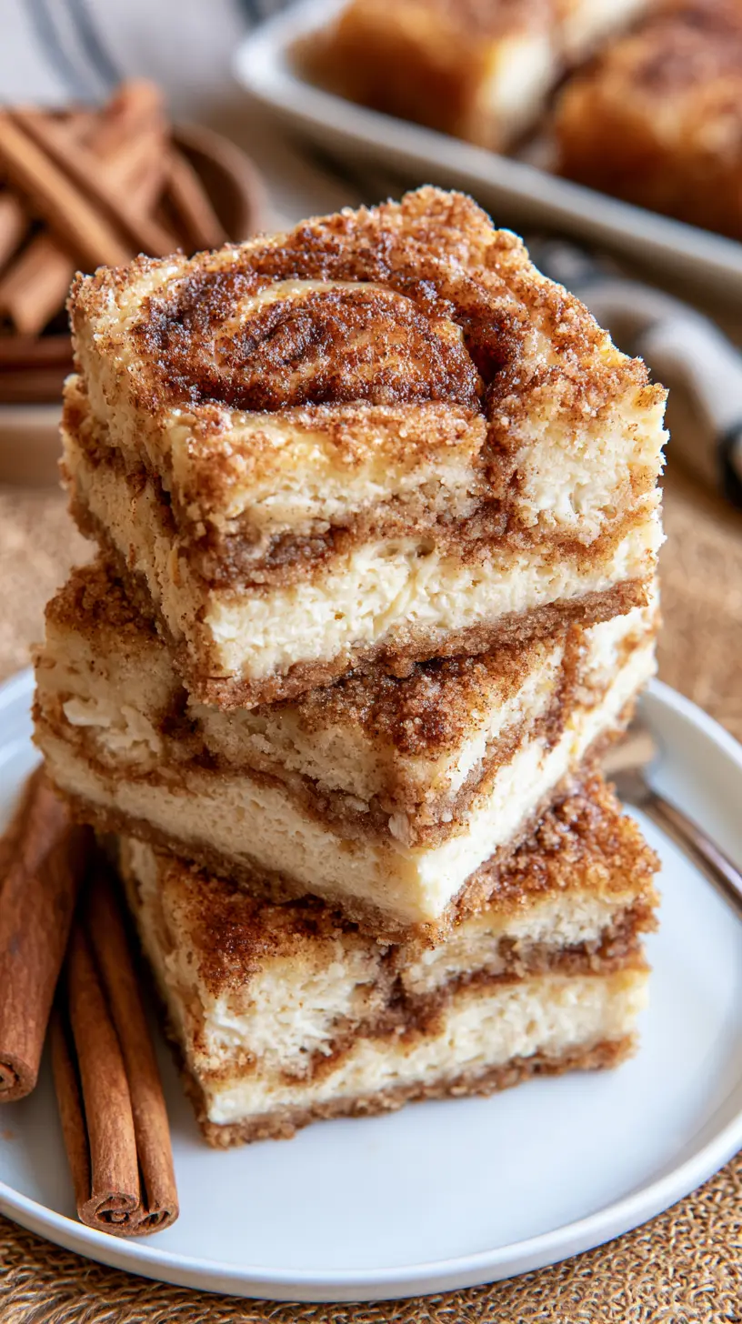 Cinnamon Roll Cheesecake Bars Step-by-step preparation of Cinnamon Roll Cheesecake Bars (Cinnamon Roll Cheesecake Bars)