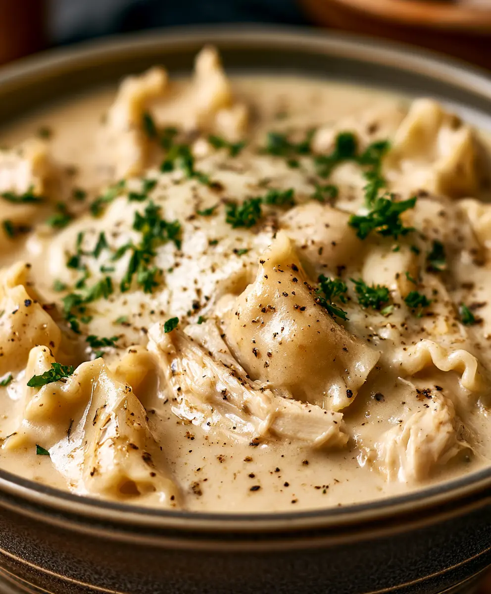 Creamy White Chicken Lasagna Soup — homemade white chicken lasagna soup recipe