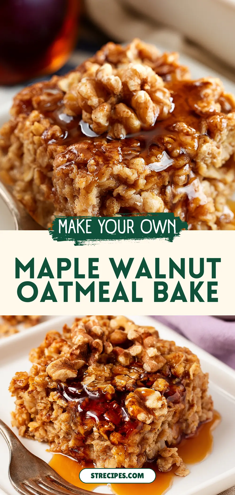 Maple Walnut Oatmeal Bake Maple Walnut Oatmeal Bake — homemade Maple Walnut Oatmeal Bake recipe