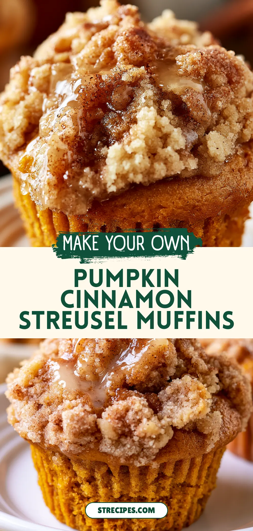 Pumpkin Cinnamon Streusel Muffins — homemade Pumpkin Cinnamon Streusel Muffins recipe